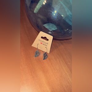 Silver Leaf Earrings